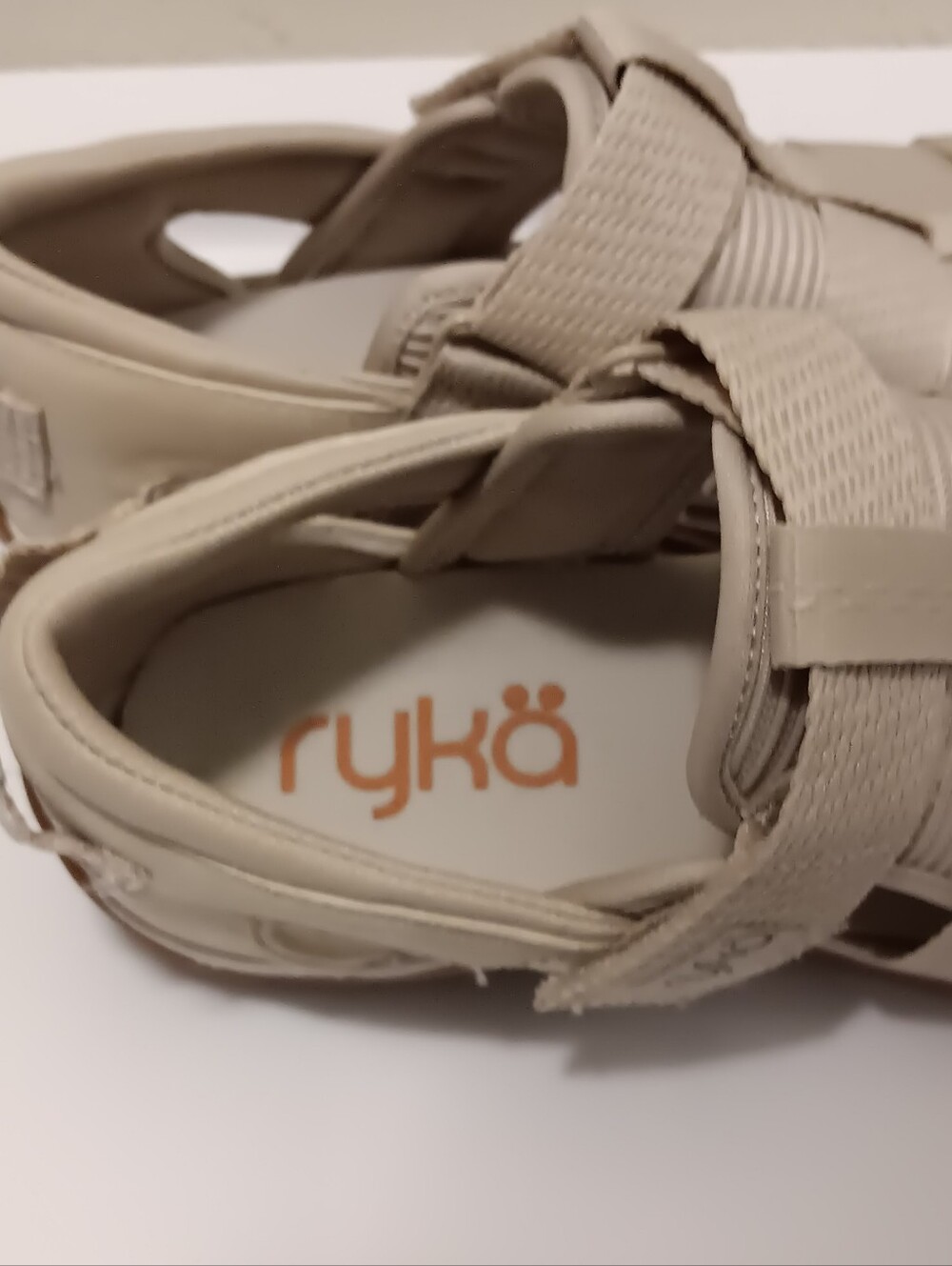 rykä| Echo Fisherman TerraTaupe Sz 7 Athleisure Travel Comfort Sandals Slip On - Picture 2 of 8
